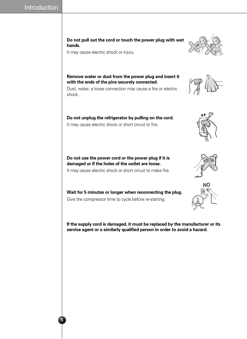 Introduction | LG LSSB2791ST User Manual | Page 5 / 47