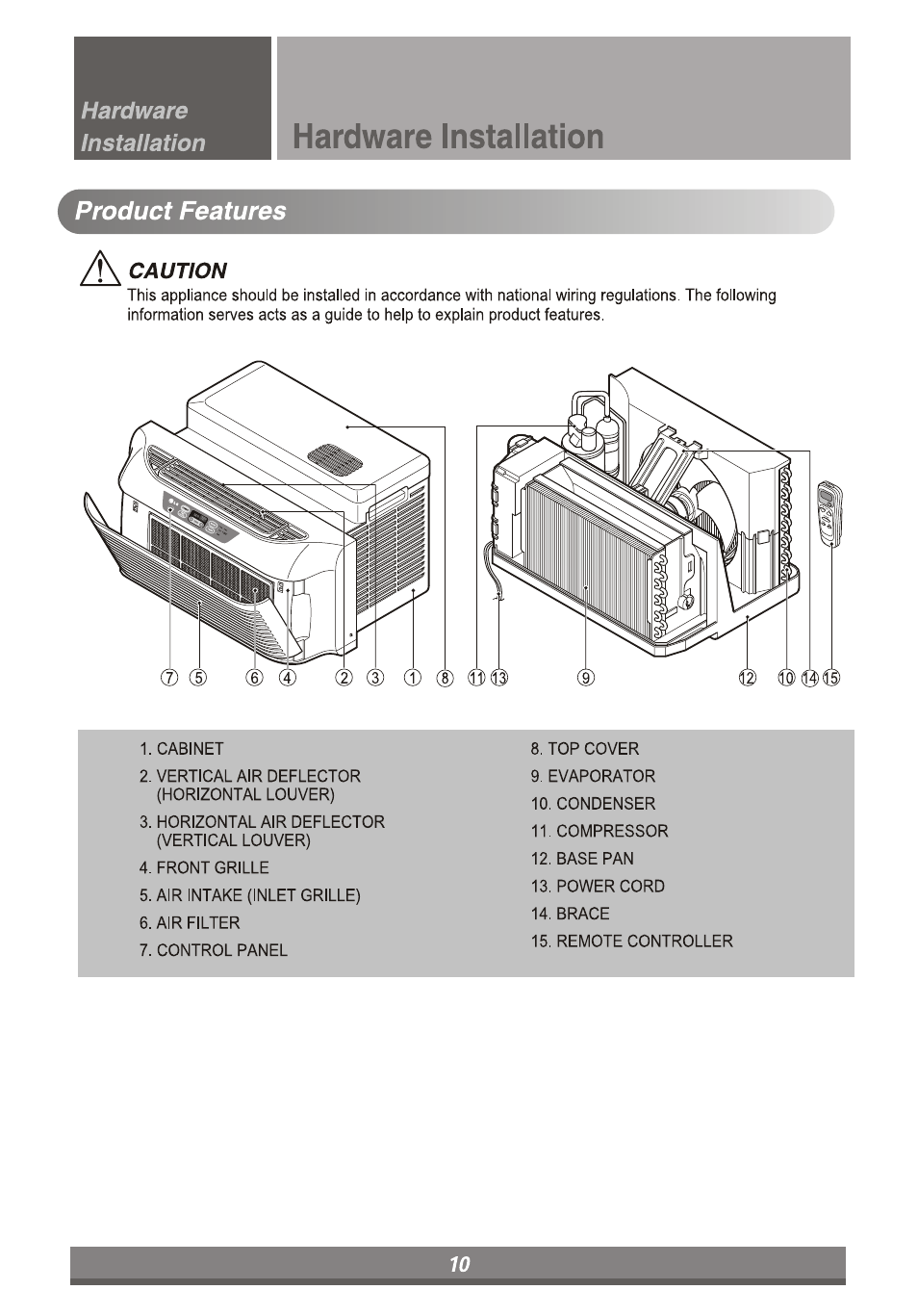 Product features | LG LP6010ER User Manual | Page 10 / 40