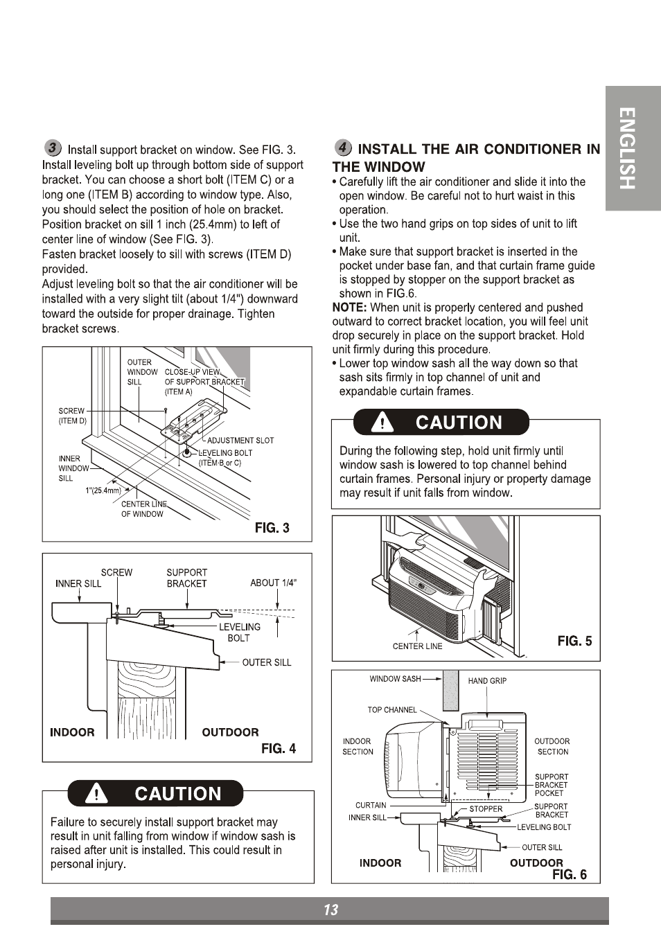 A caution | LG LP6010ER User Manual | Page 13 / 40