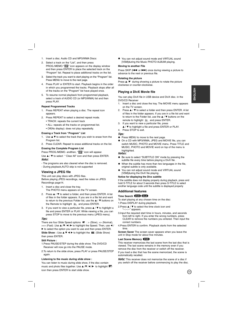 LG DVT812 User Manual | Page 11 / 15