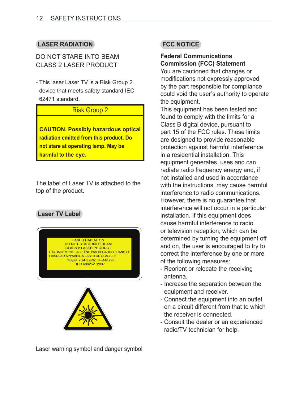 LG HECTO User Manual | Page 12 / 107