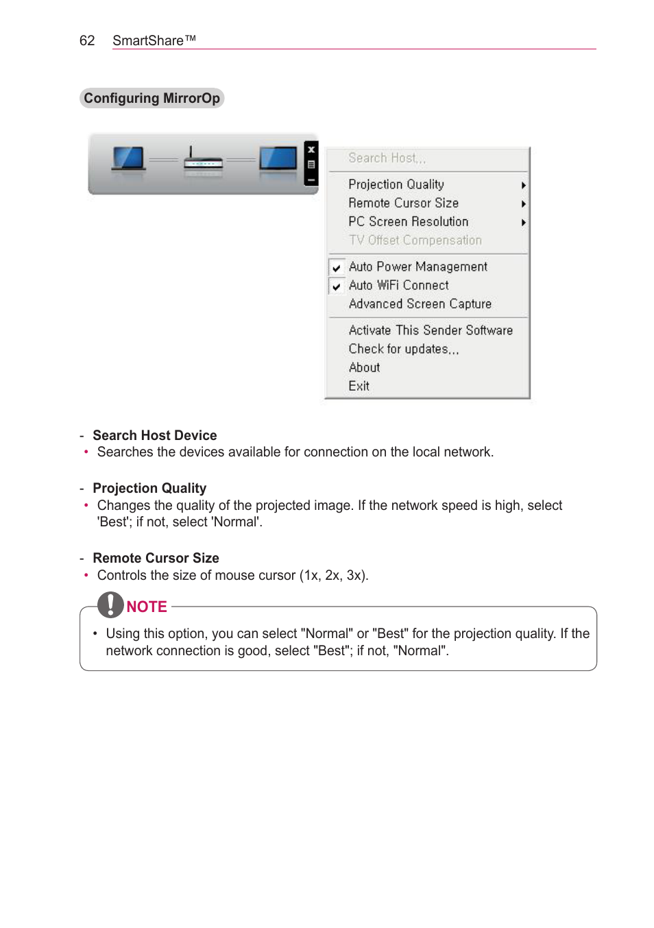 LG HECTO User Manual | Page 62 / 107