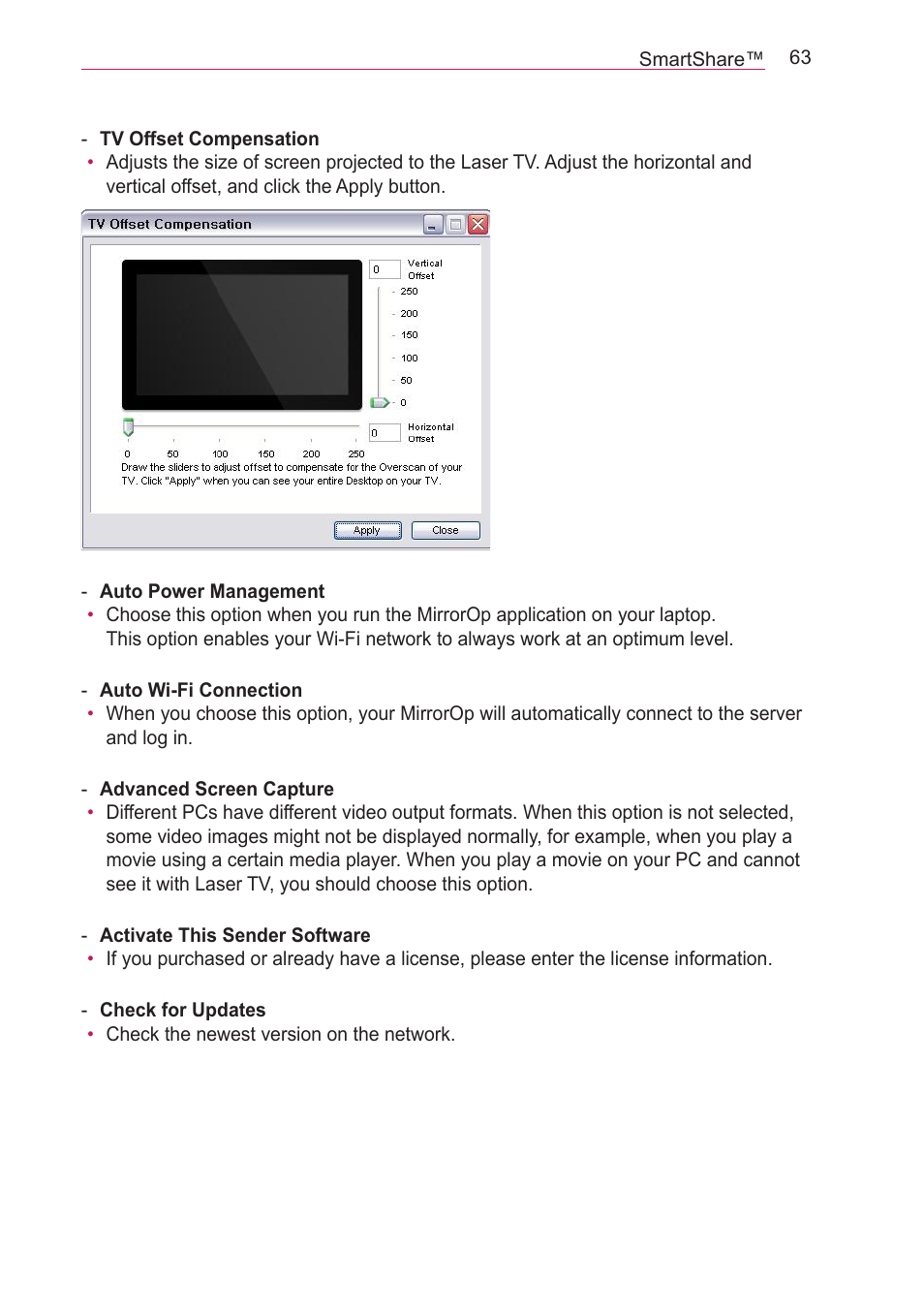 LG HECTO User Manual | Page 63 / 107