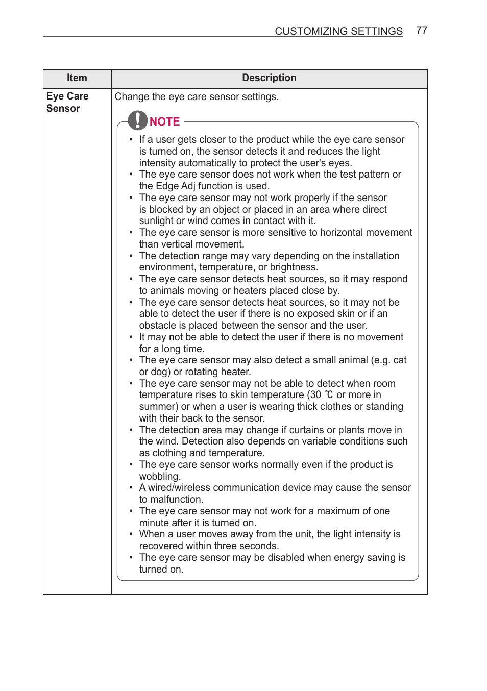 LG HECTO User Manual | Page 77 / 107