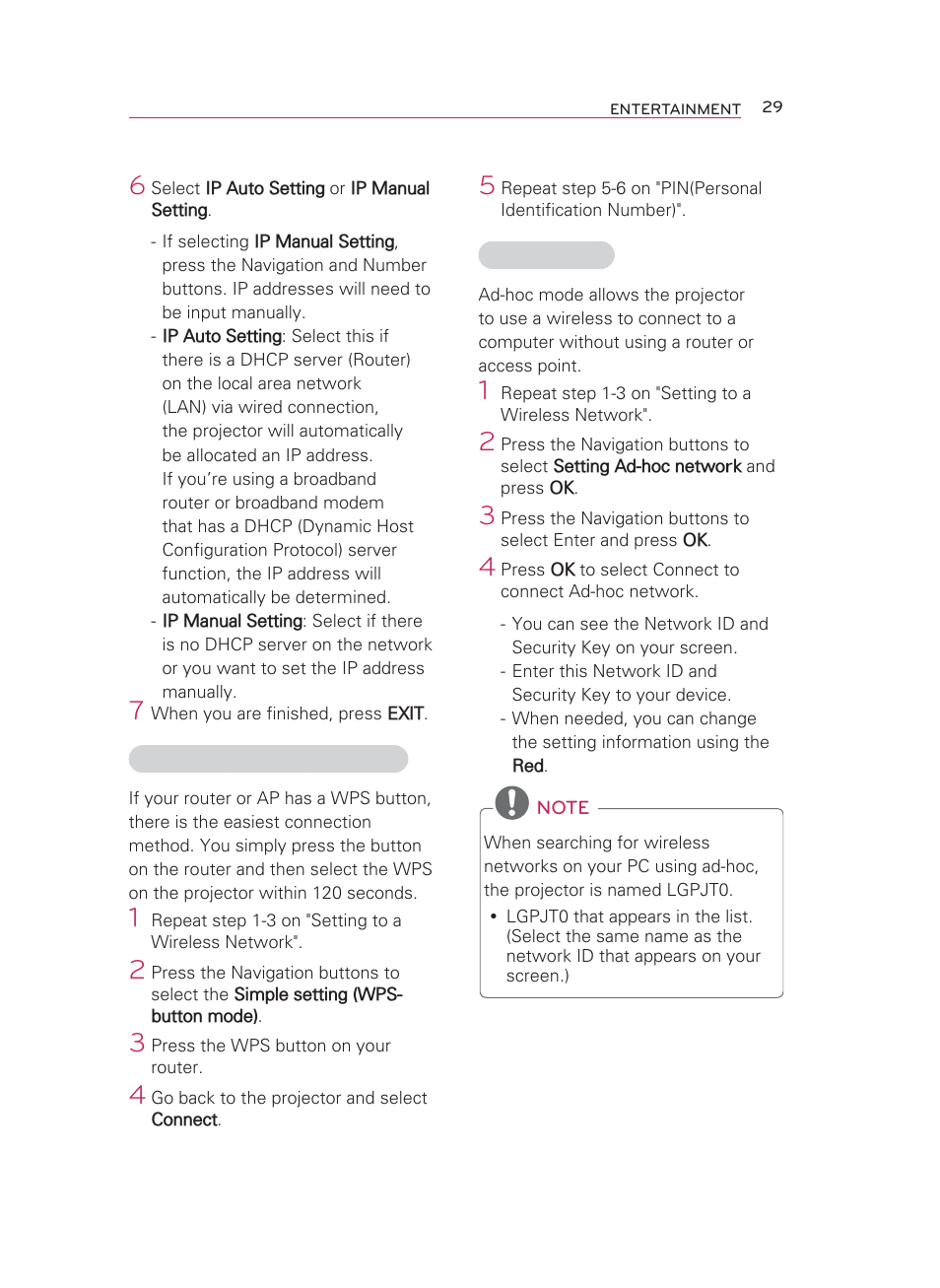 LG HW350T User Manual | Page 29 / 76