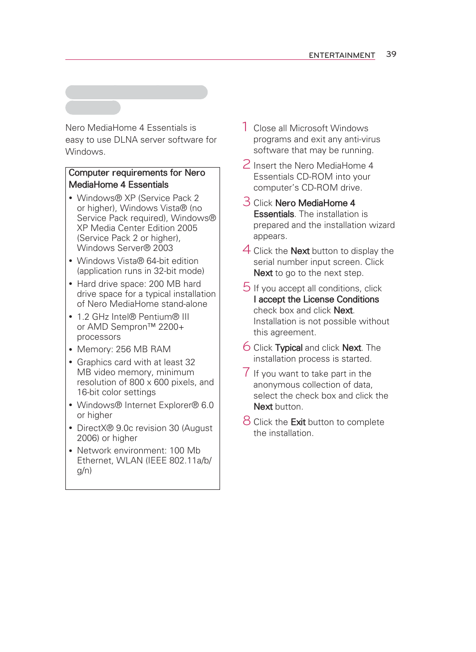 LG HW350T User Manual | Page 39 / 76