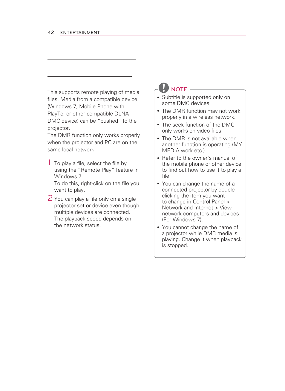 LG HW350T User Manual | Page 42 / 76