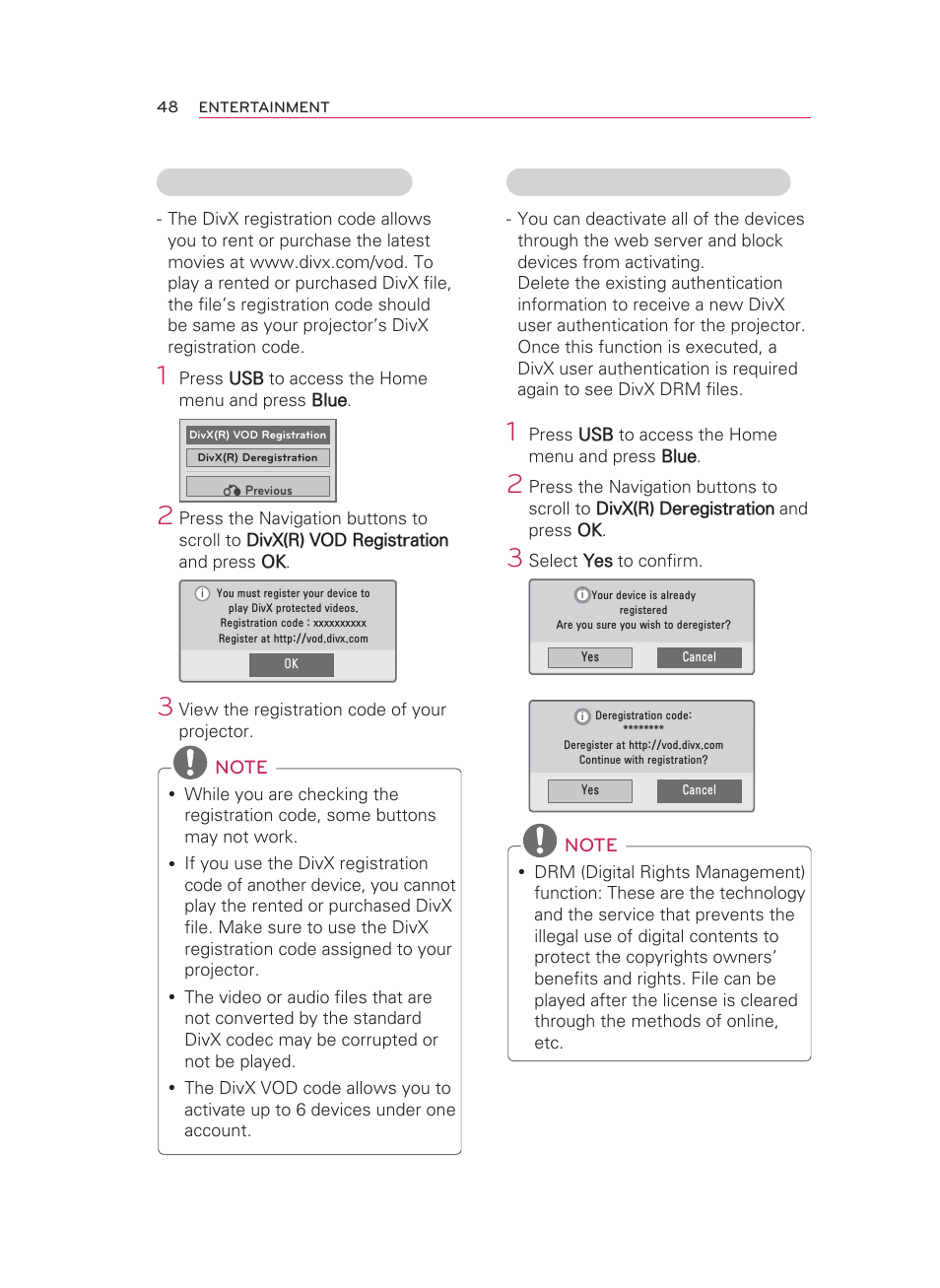 LG HW350T User Manual | Page 48 / 76