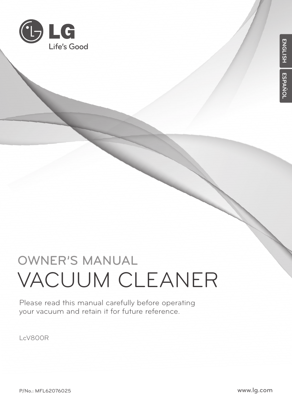 LG LCV800R User Manual | 40 pages