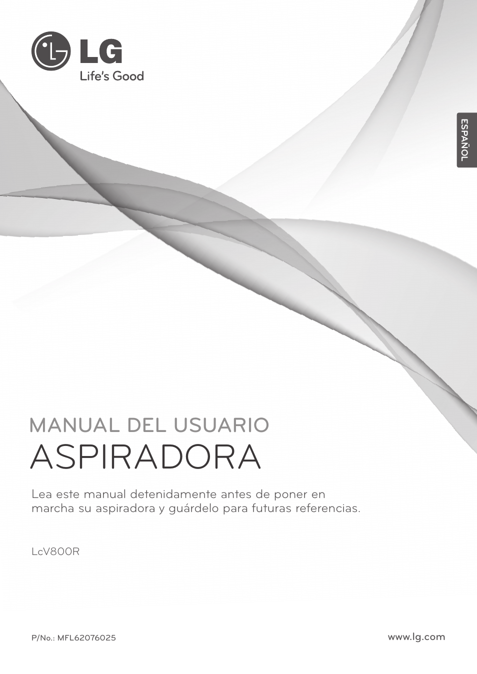Aspiradora, Manual del usuario | LG LCV800R User Manual | Page 21 / 40