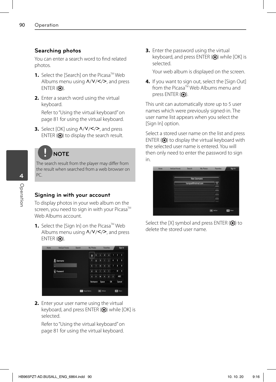 LG LHB975 User Manual | Page 90 / 116