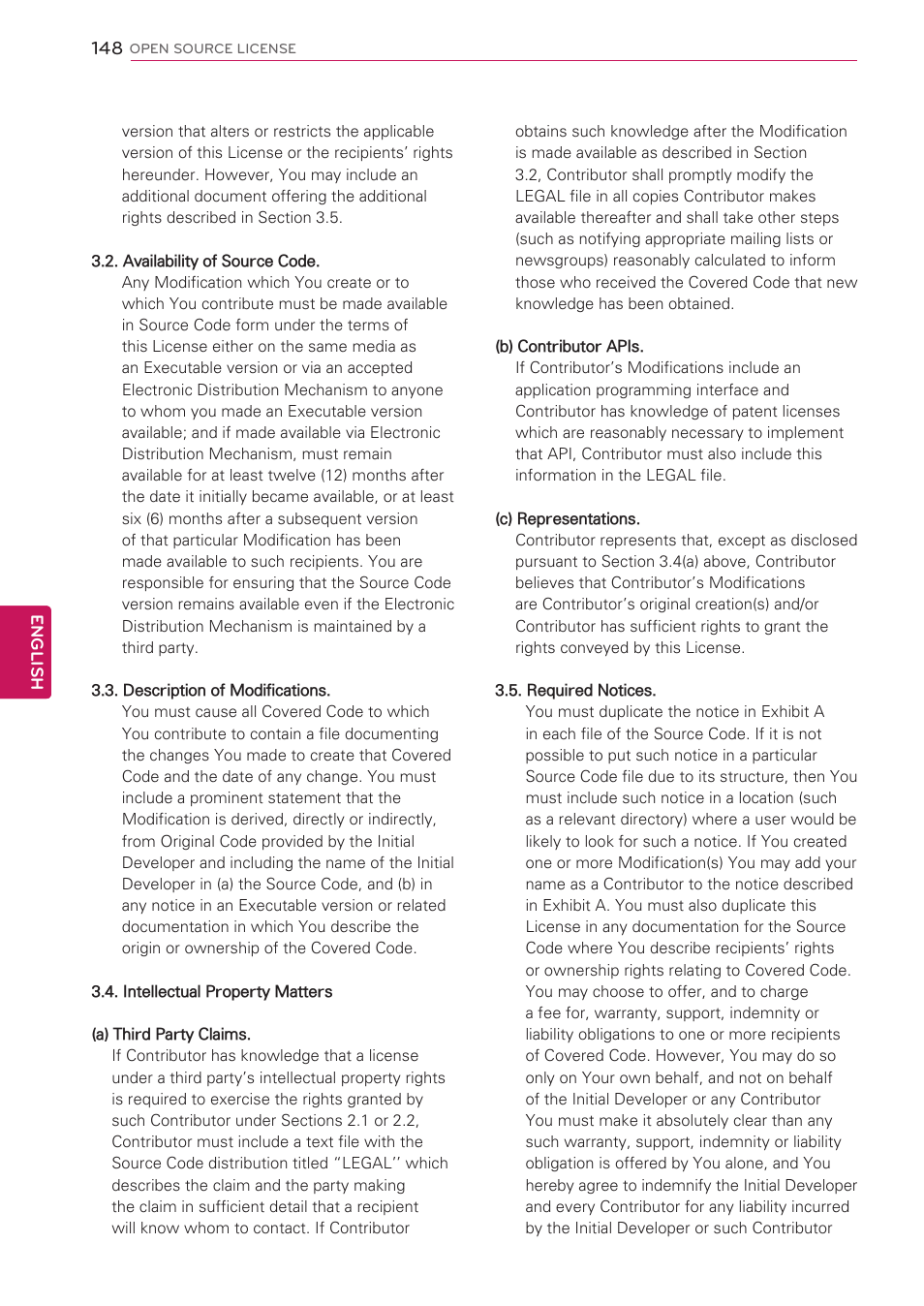 LG 47LV5500 User Manual | Page 148 / 166