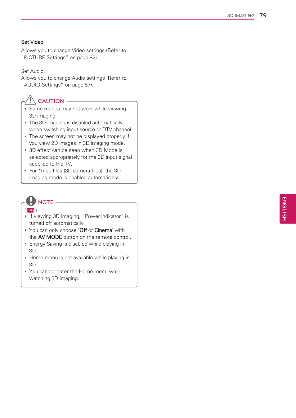 LG 47LV5500 User Manual | Page 79 / 166