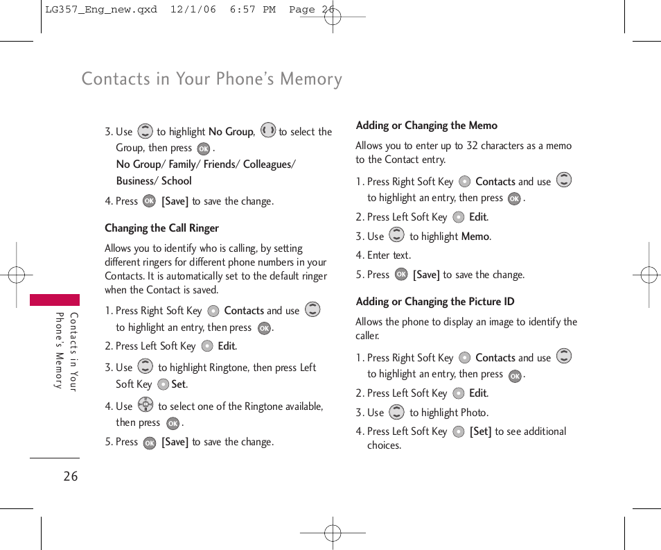 LG LG357 User Manual | Page 26 / 106