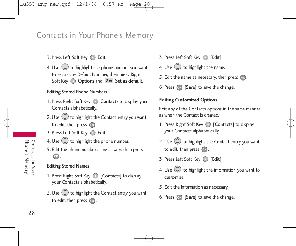 LG LG357 User Manual | Page 28 / 106