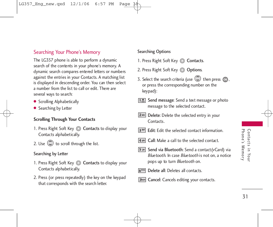 LG LG357 User Manual | Page 31 / 106