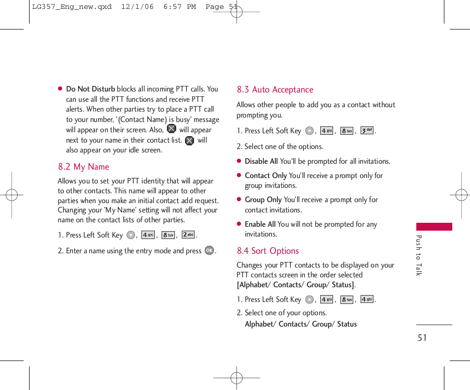 LG LG357 User Manual | Page 51 / 106