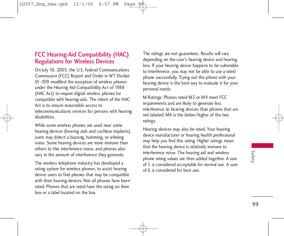 LG LG357 User Manual | Page 99 / 106