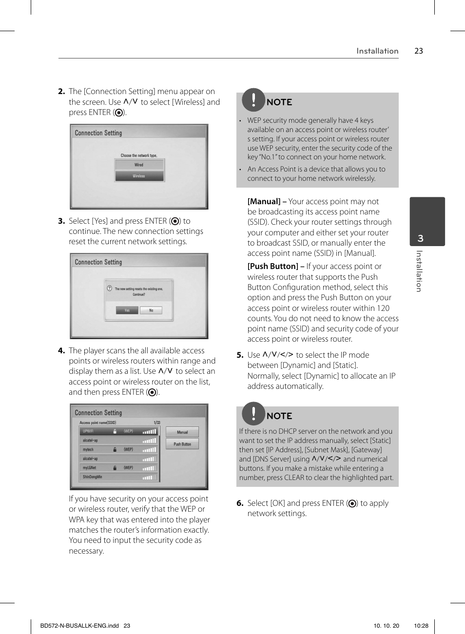 LG BD570 User Manual | Page 23 / 100