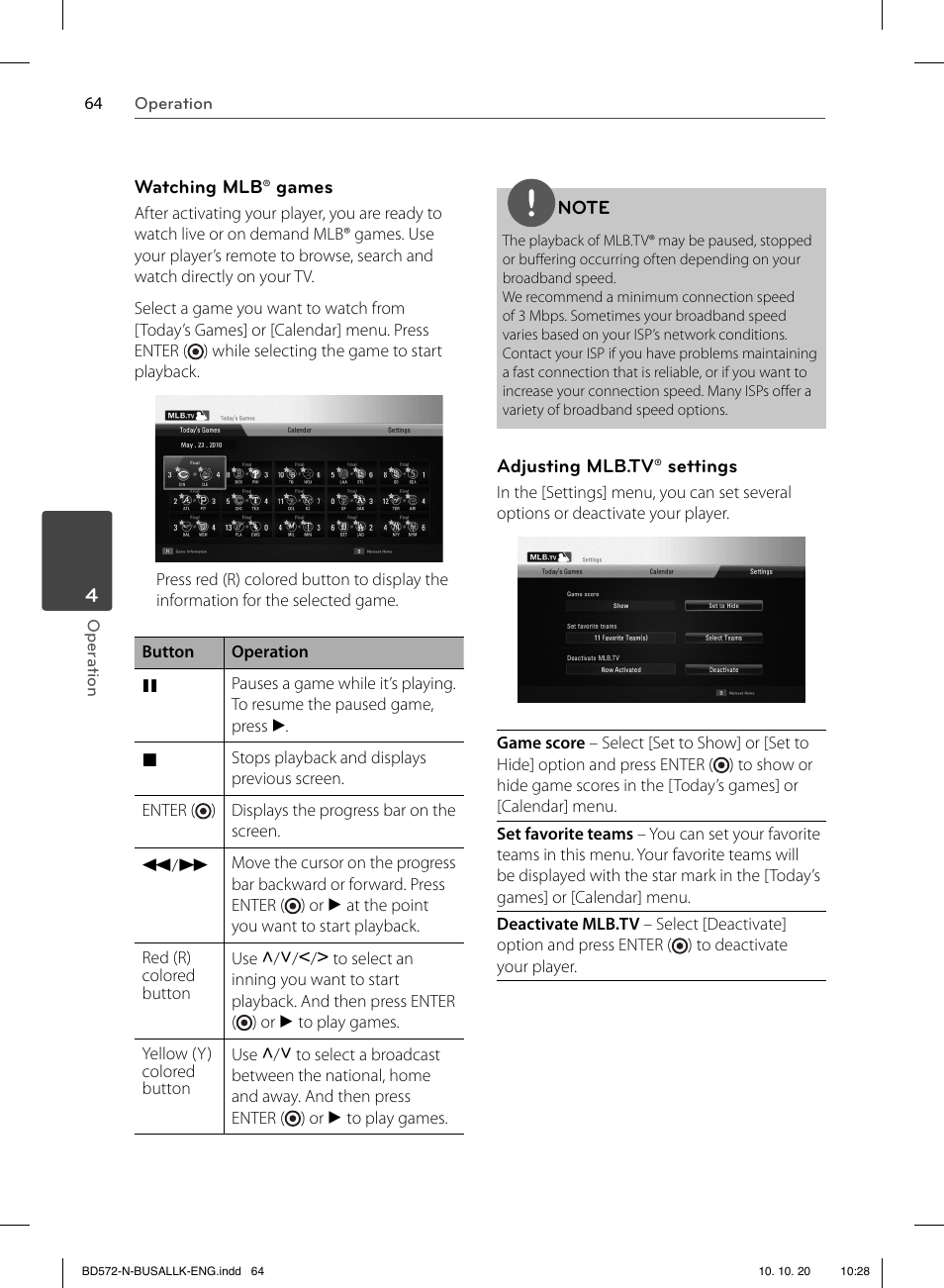 LG BD570 User Manual | Page 64 / 100