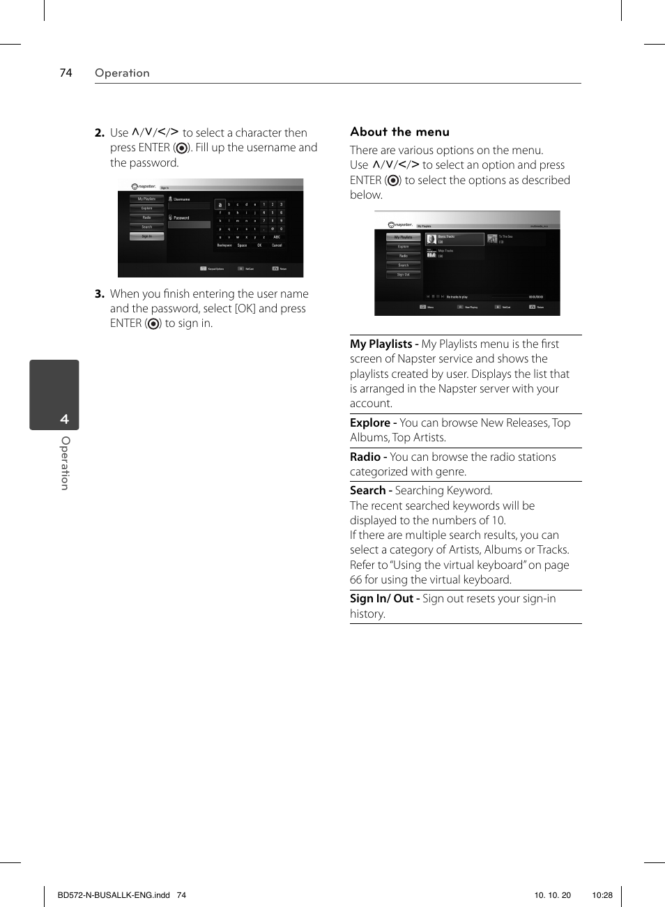 LG BD570 User Manual | Page 74 / 100