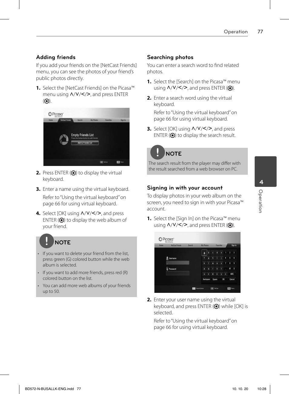 LG BD570 User Manual | Page 77 / 100