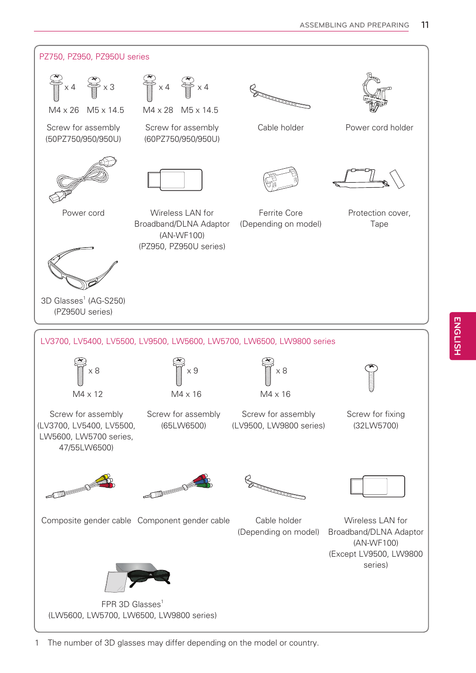 LG 42LV3700 User Manual | Page 11 / 172