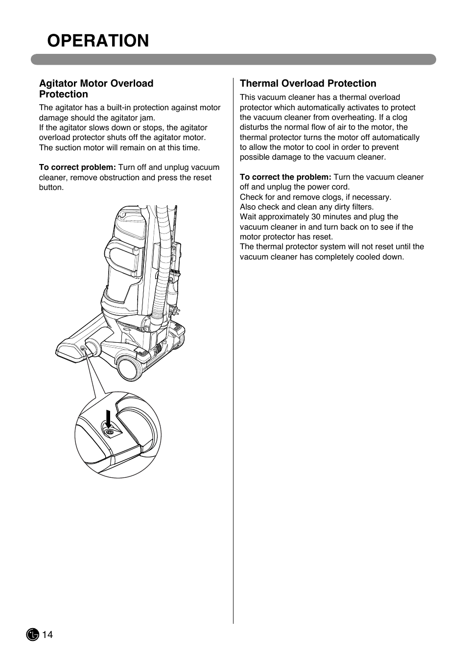 Operation | LG LUV200R User Manual | Page 15 / 75