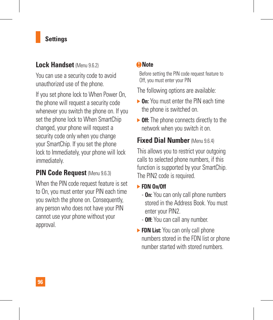 LG CB630 User Manual | Page 100 / 294