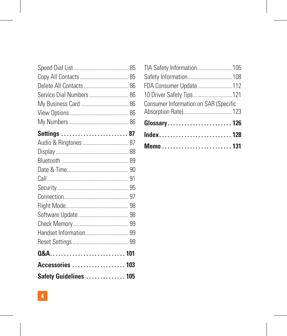 LG CB630 User Manual | Page 8 / 294