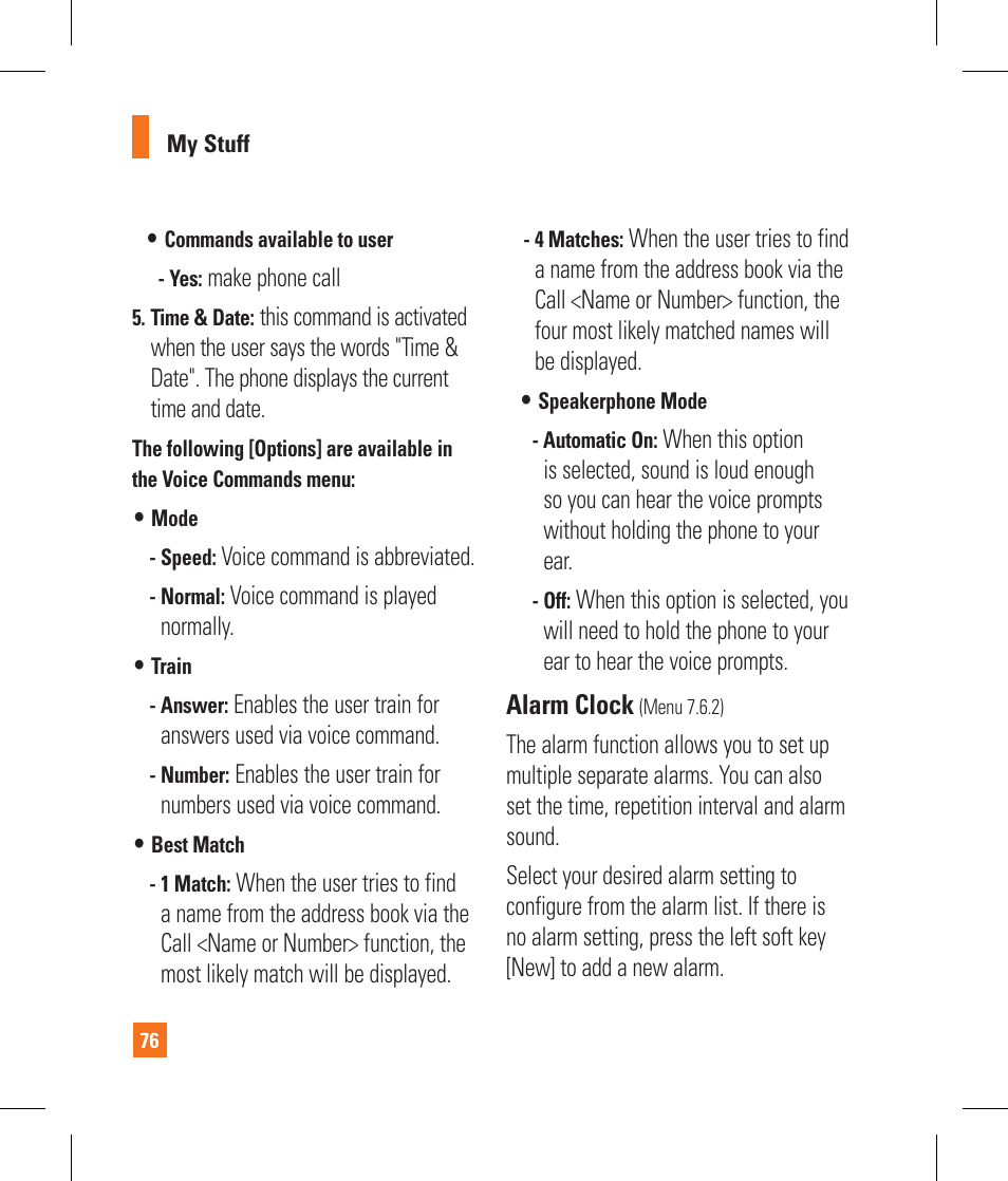 LG CB630 User Manual | Page 80 / 294