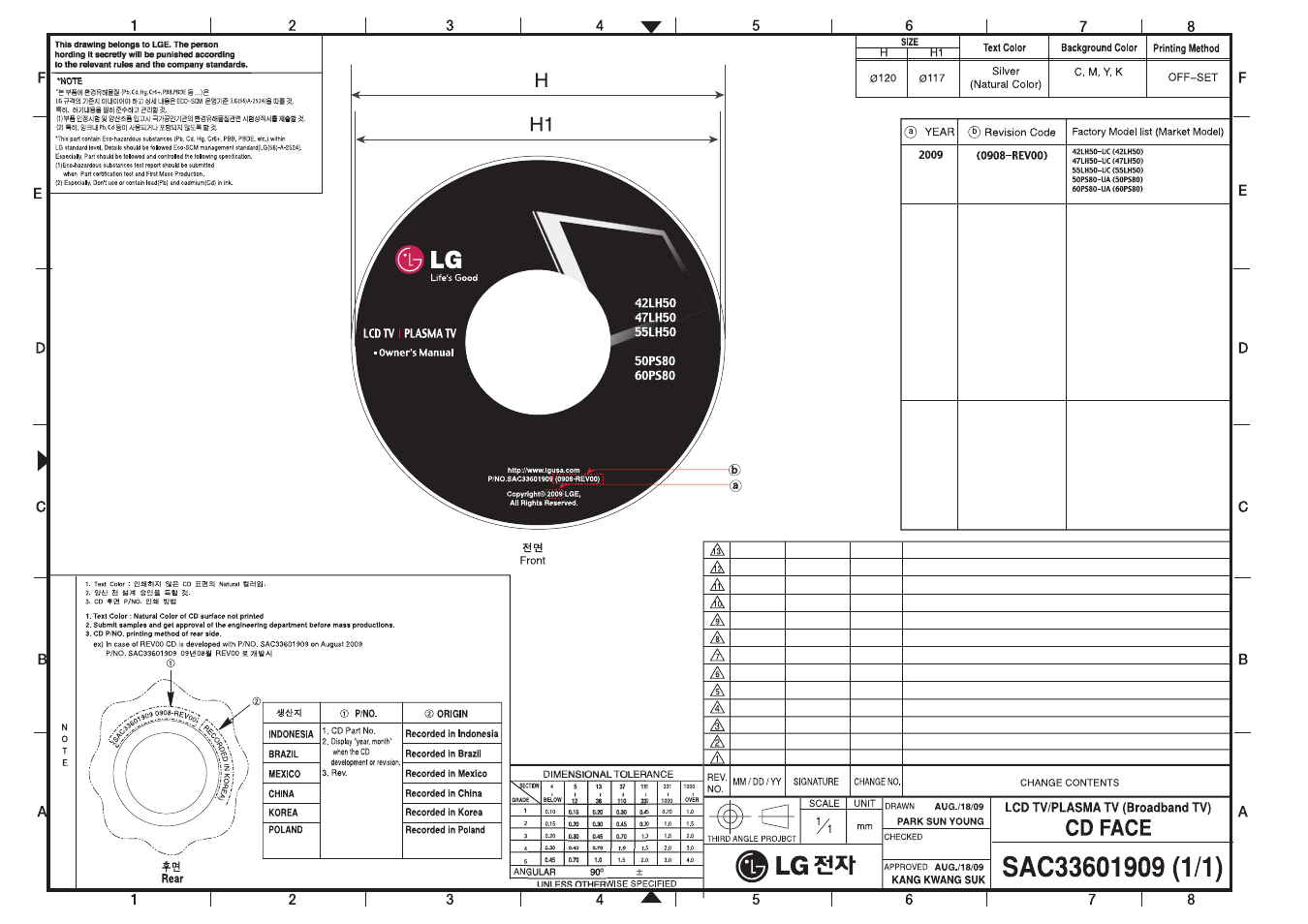 LG 50PS80 User Manual | 195 pages