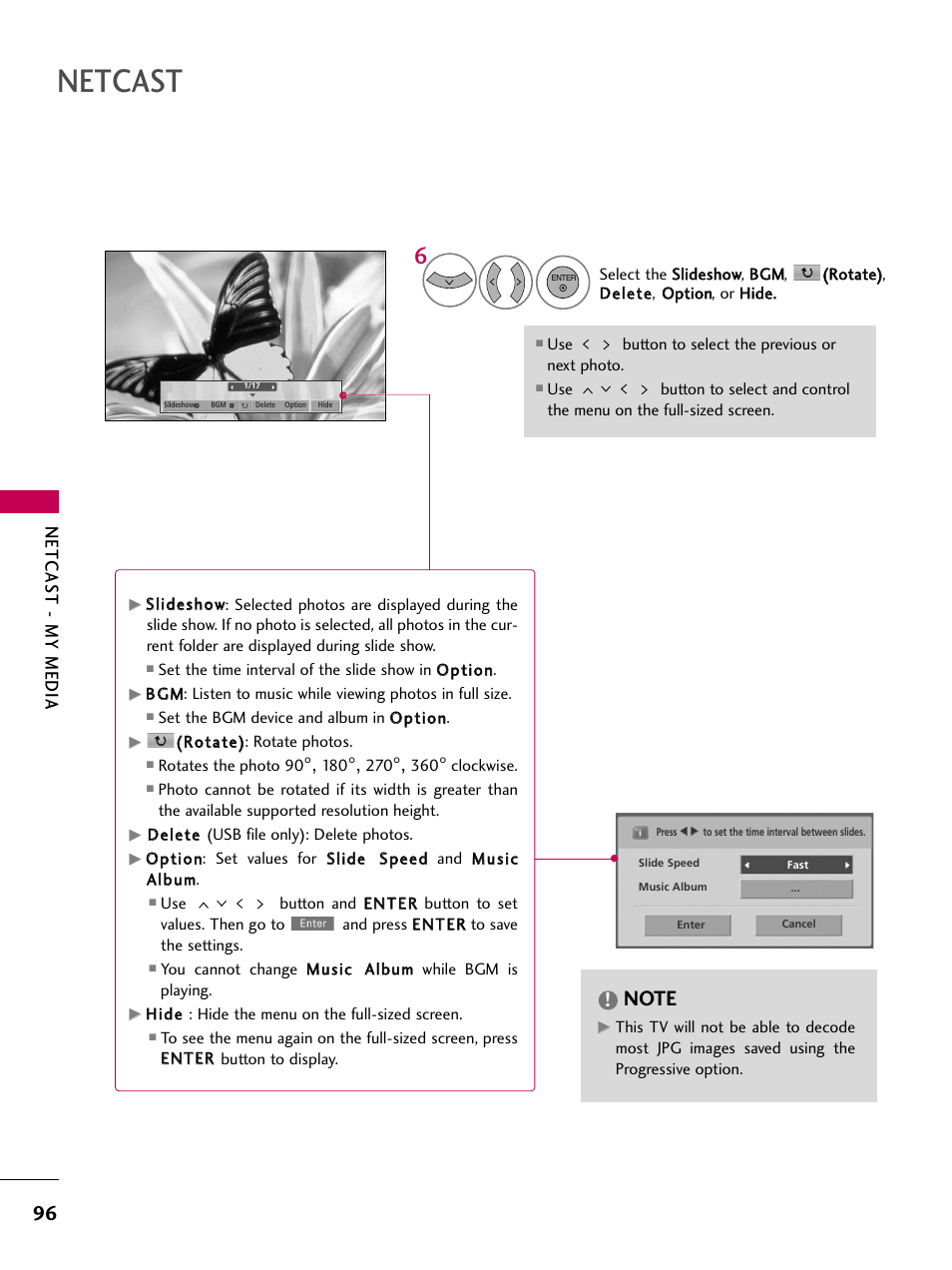 Netcast, Netcas t - my media | LG 50PS80 User Manual | Page 97 / 195