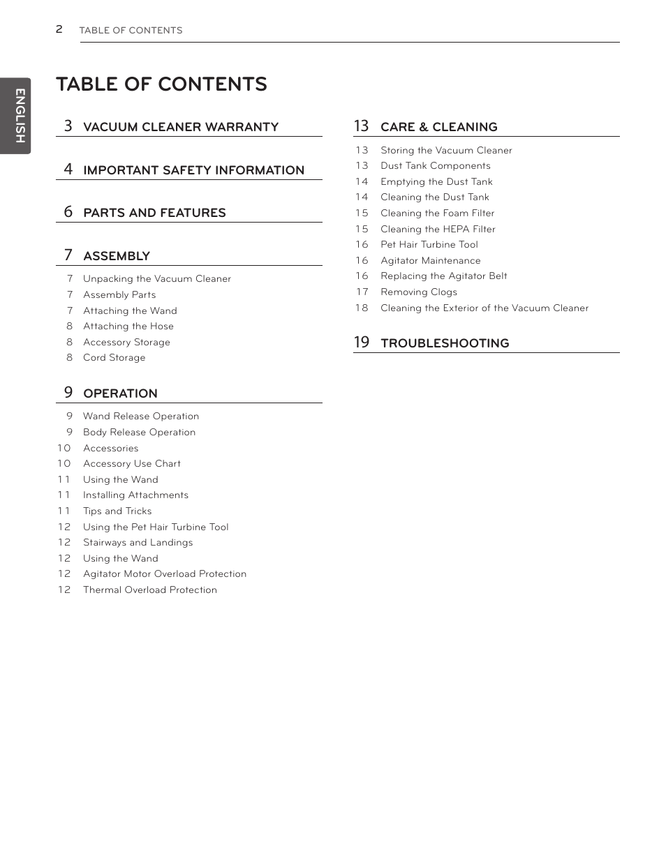 LG LUV350P User Manual | Page 2 / 58