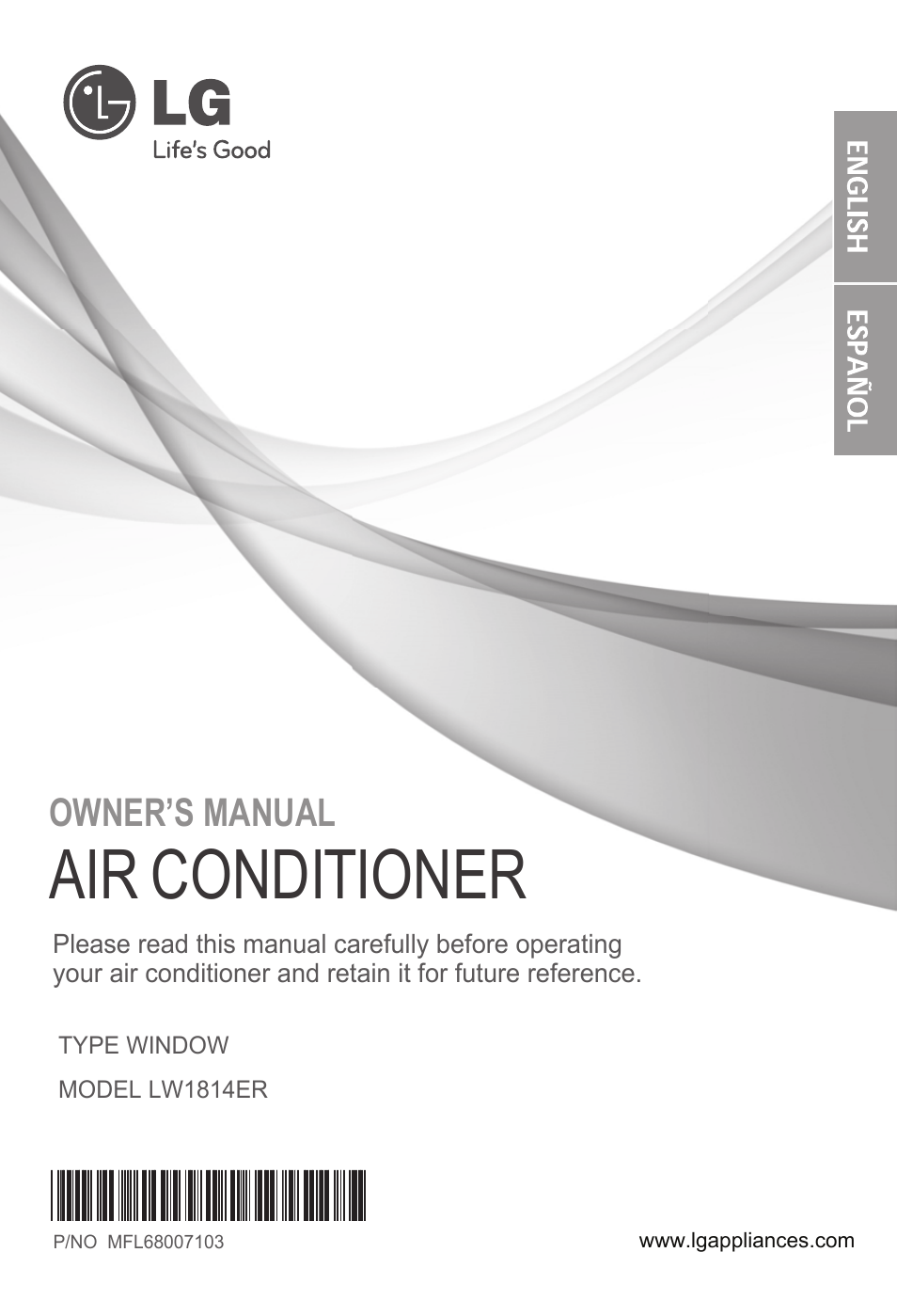 LG LW1814ER User Manual | 46 pages