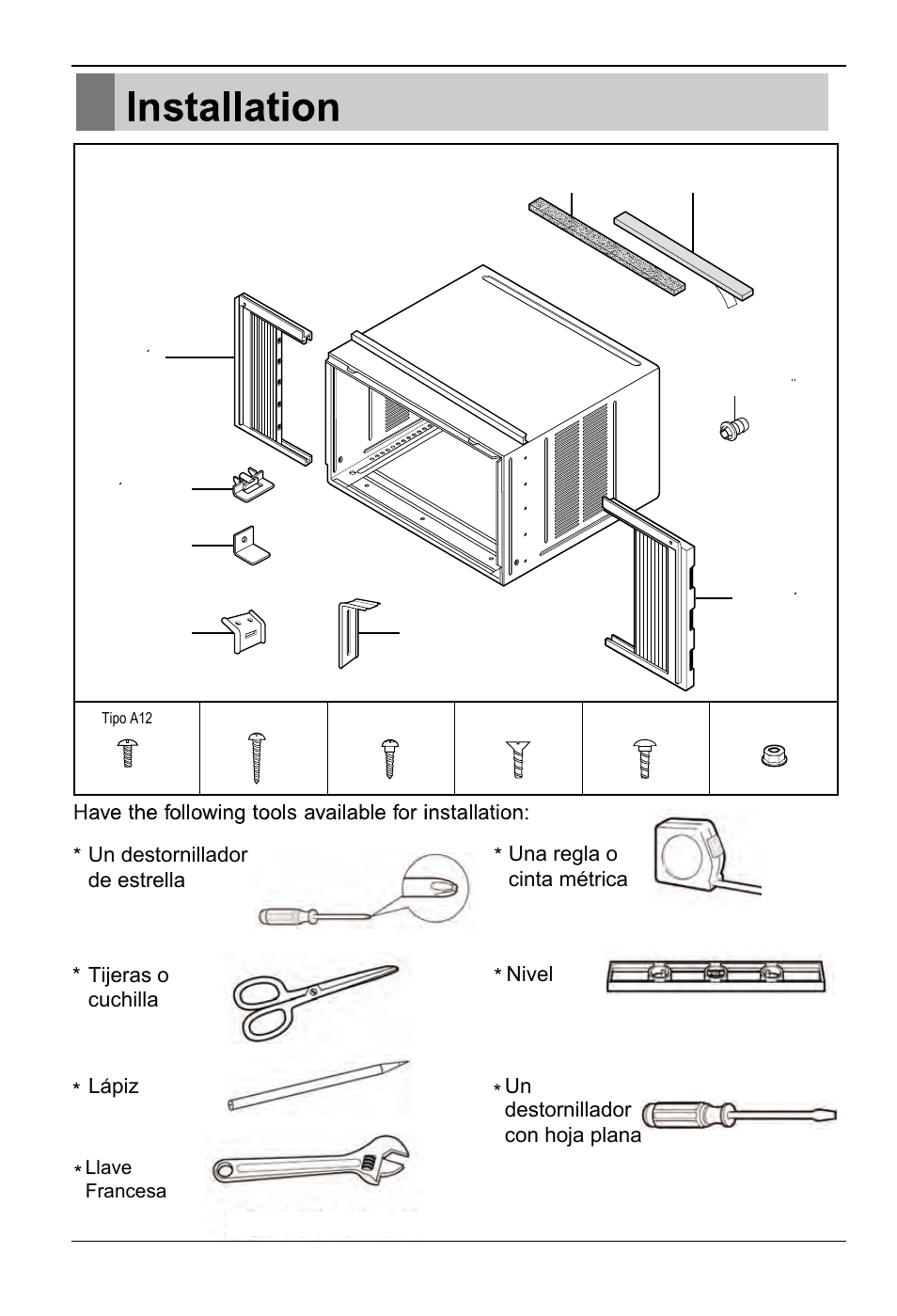 Lapiz una regla o cinta metrica nivel | LG LW1814ER User Manual | Page 32 / 46