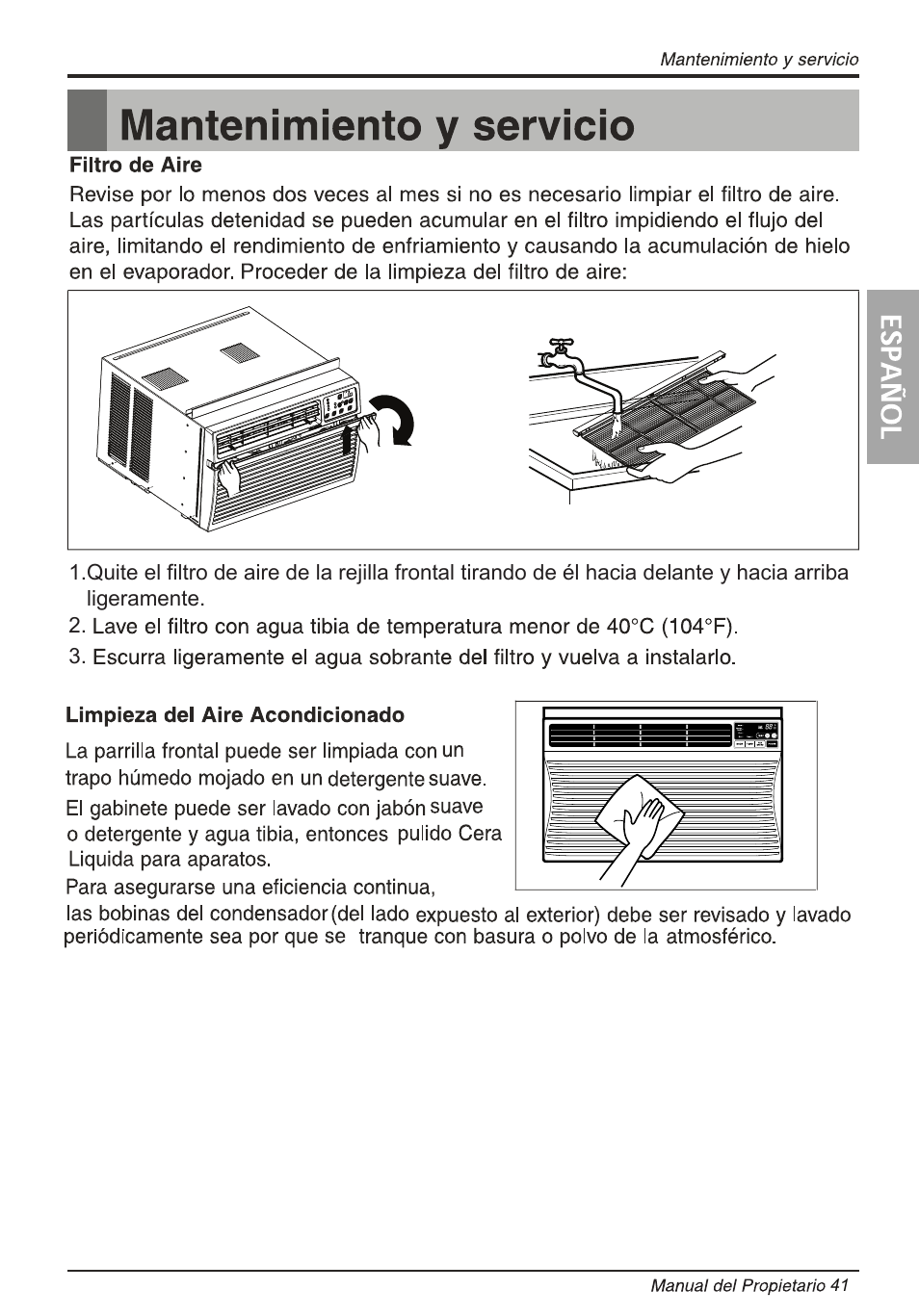 LG LW1814ER User Manual | Page 41 / 46