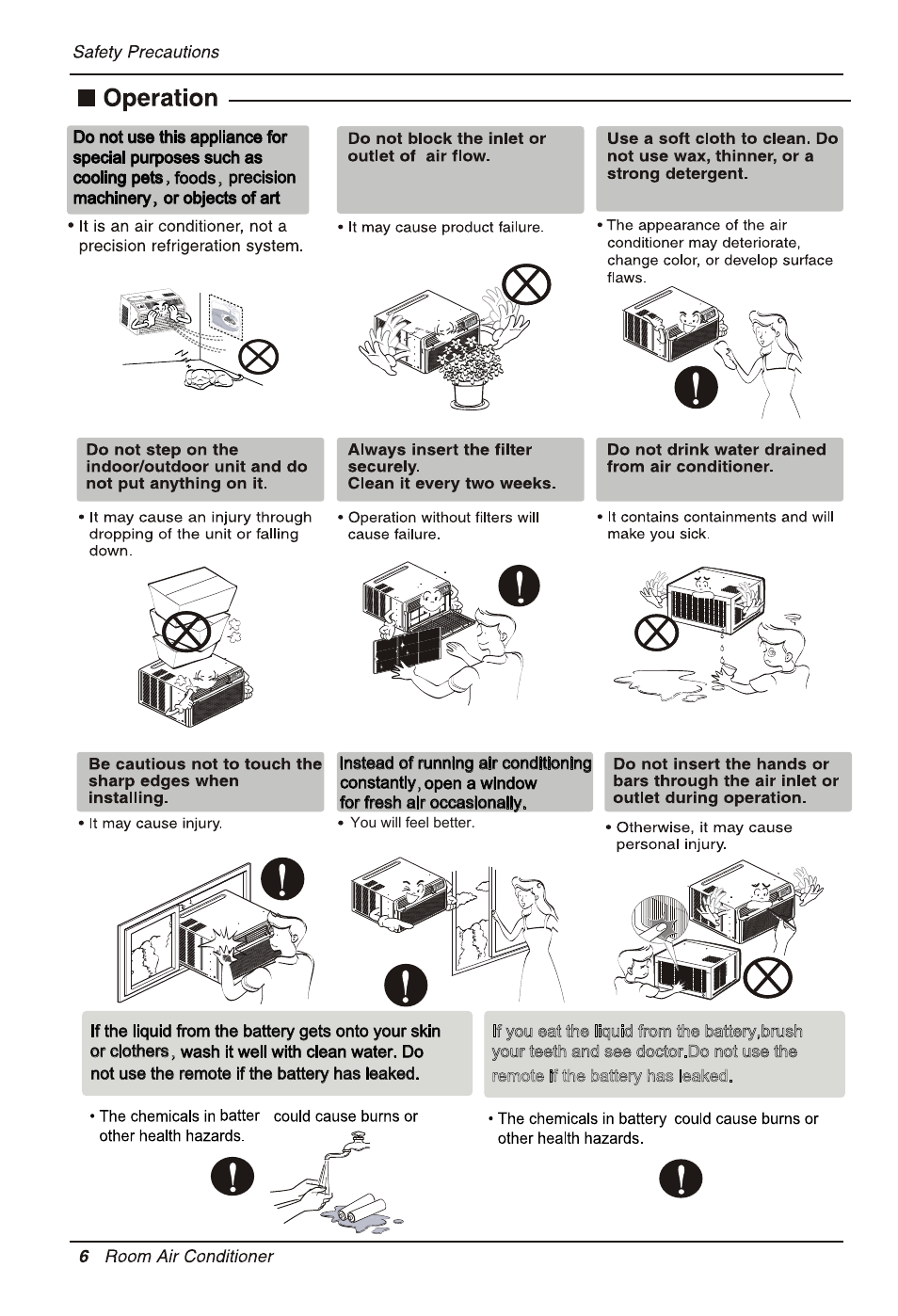 LG LW1814ER User Manual | Page 6 / 46