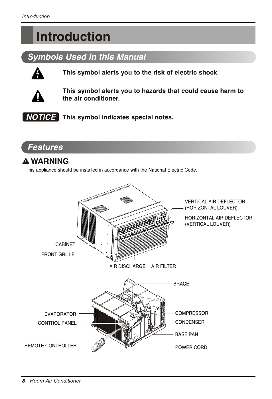 LG LW1814ER User Manual | Page 8 / 46