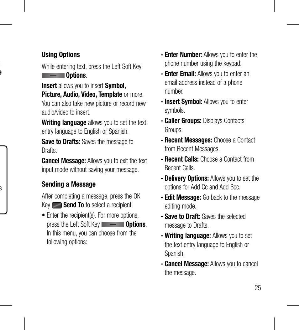LG LG530G User Manual | Page 27 / 130