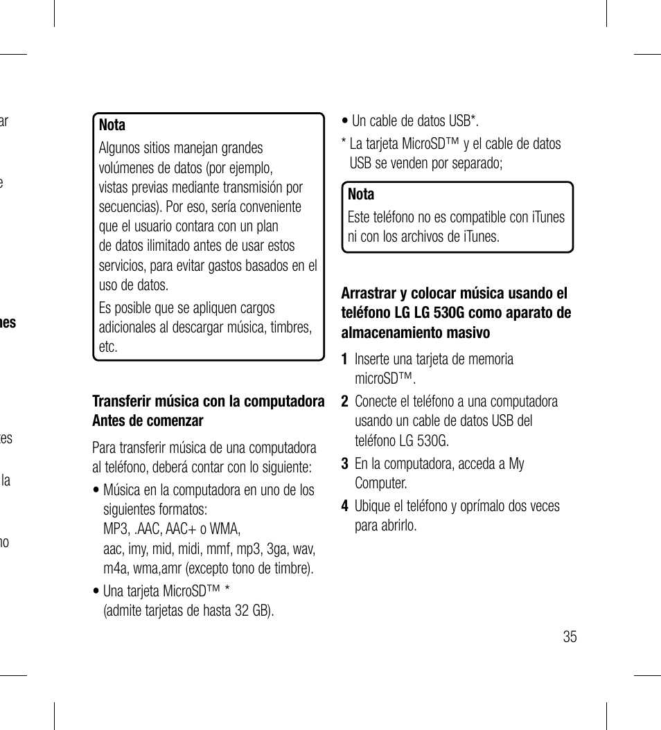 LG LG530G User Manual | Page 97 / 130