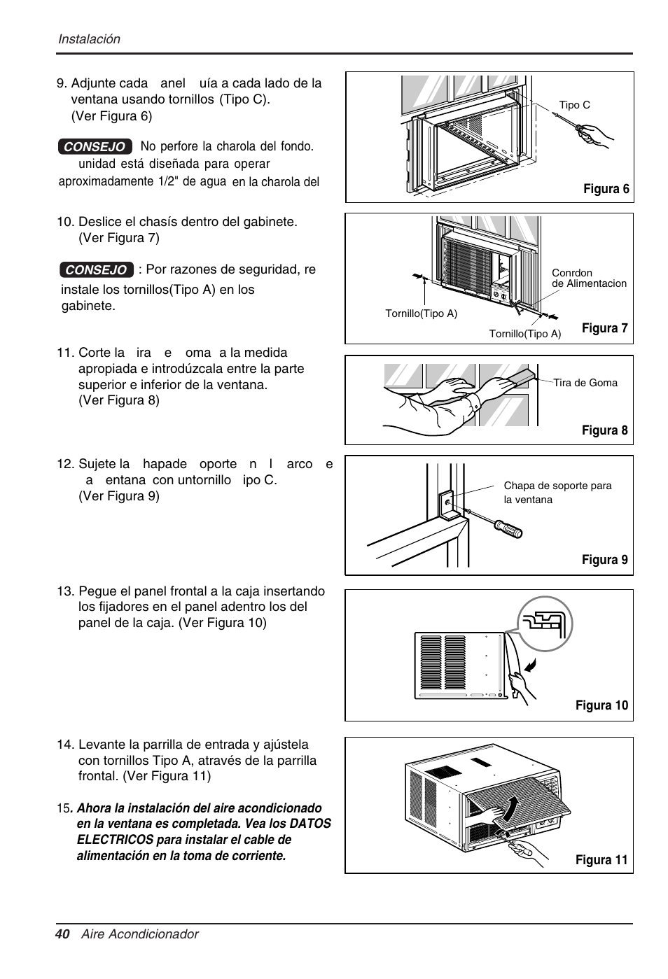 LG WG1005R User Manual | Page 40 / 50