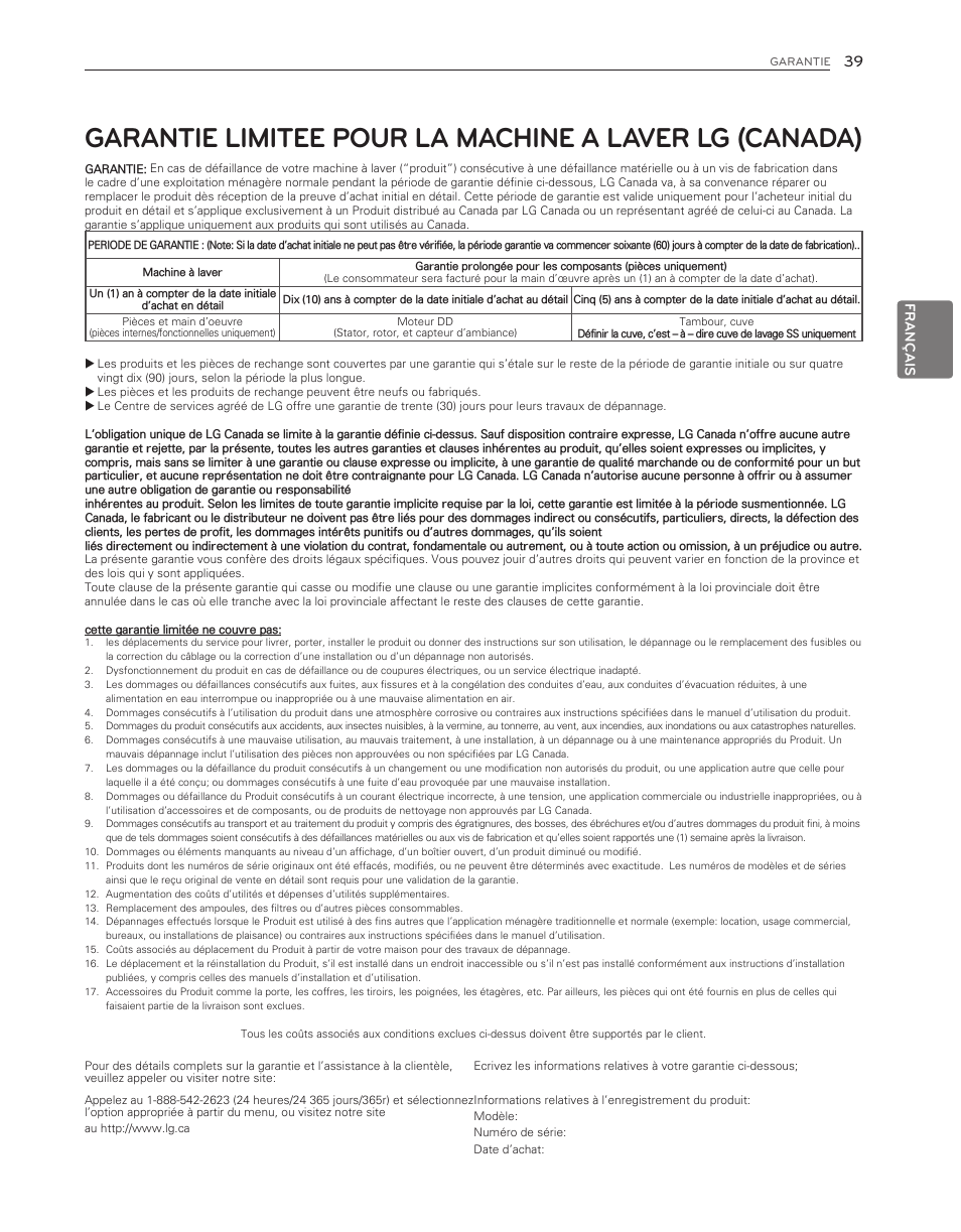 LG WM3150HWC User Manual | Page 119 / 120