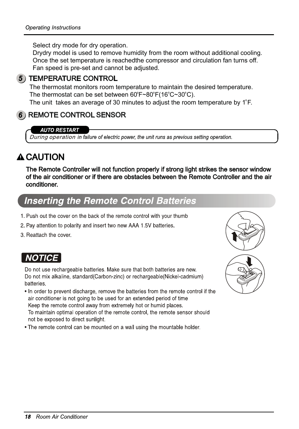 Caution | LG LW2511ER User Manual | Page 17 / 44