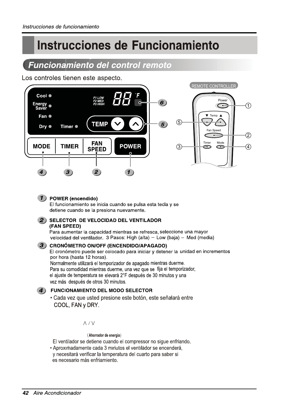 No funciona | LG LW2511ER User Manual | Page 36 / 44