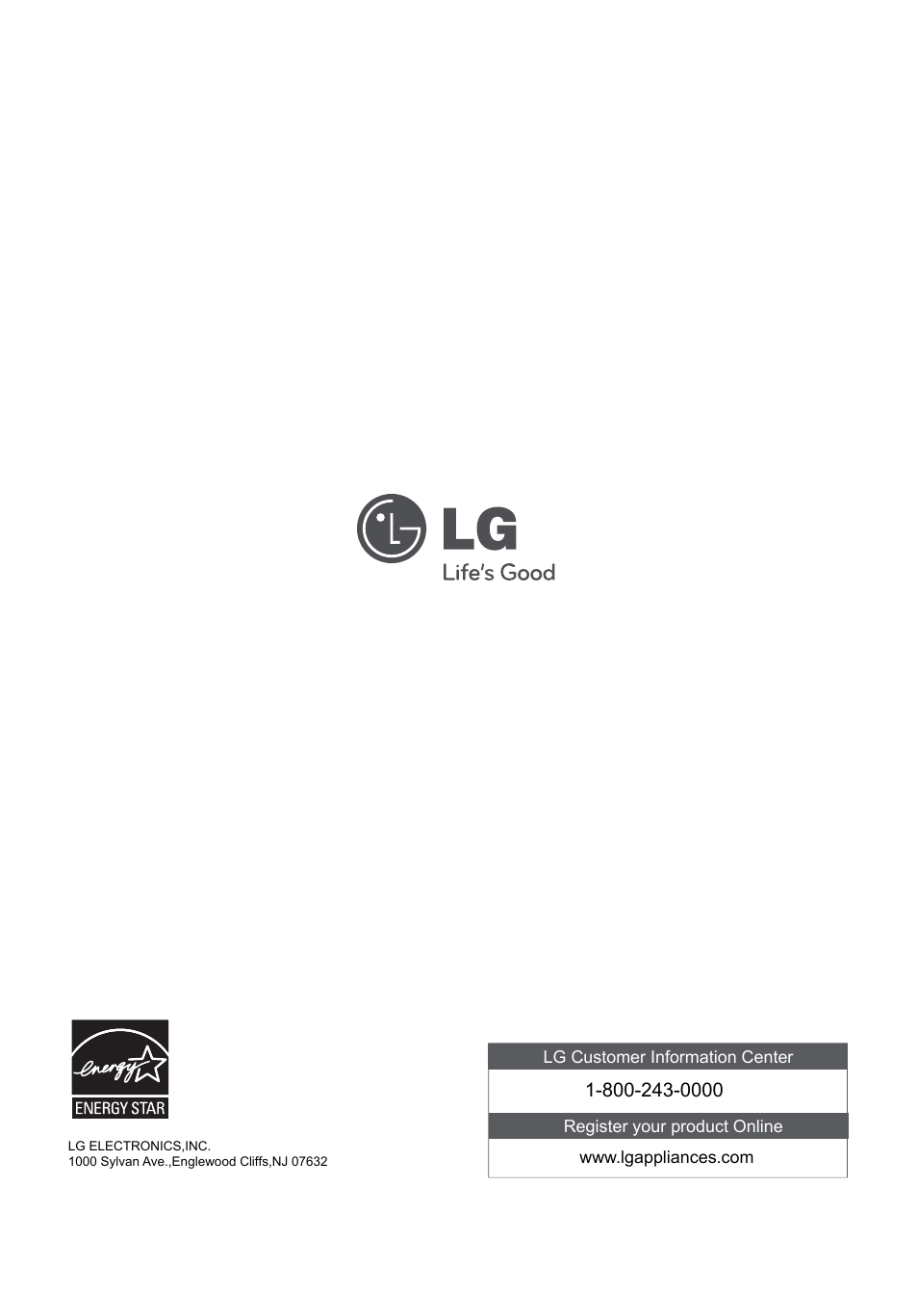 LG LW2511ER User Manual | Page 44 / 44