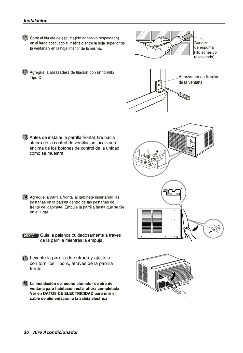 LG LW7013HR User Manual | Page 36 / 48