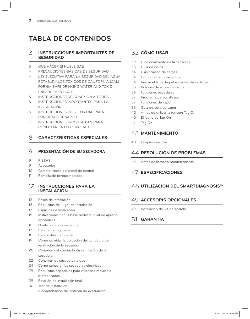 LG DLGX8501V User Manual | Page 52 / 108