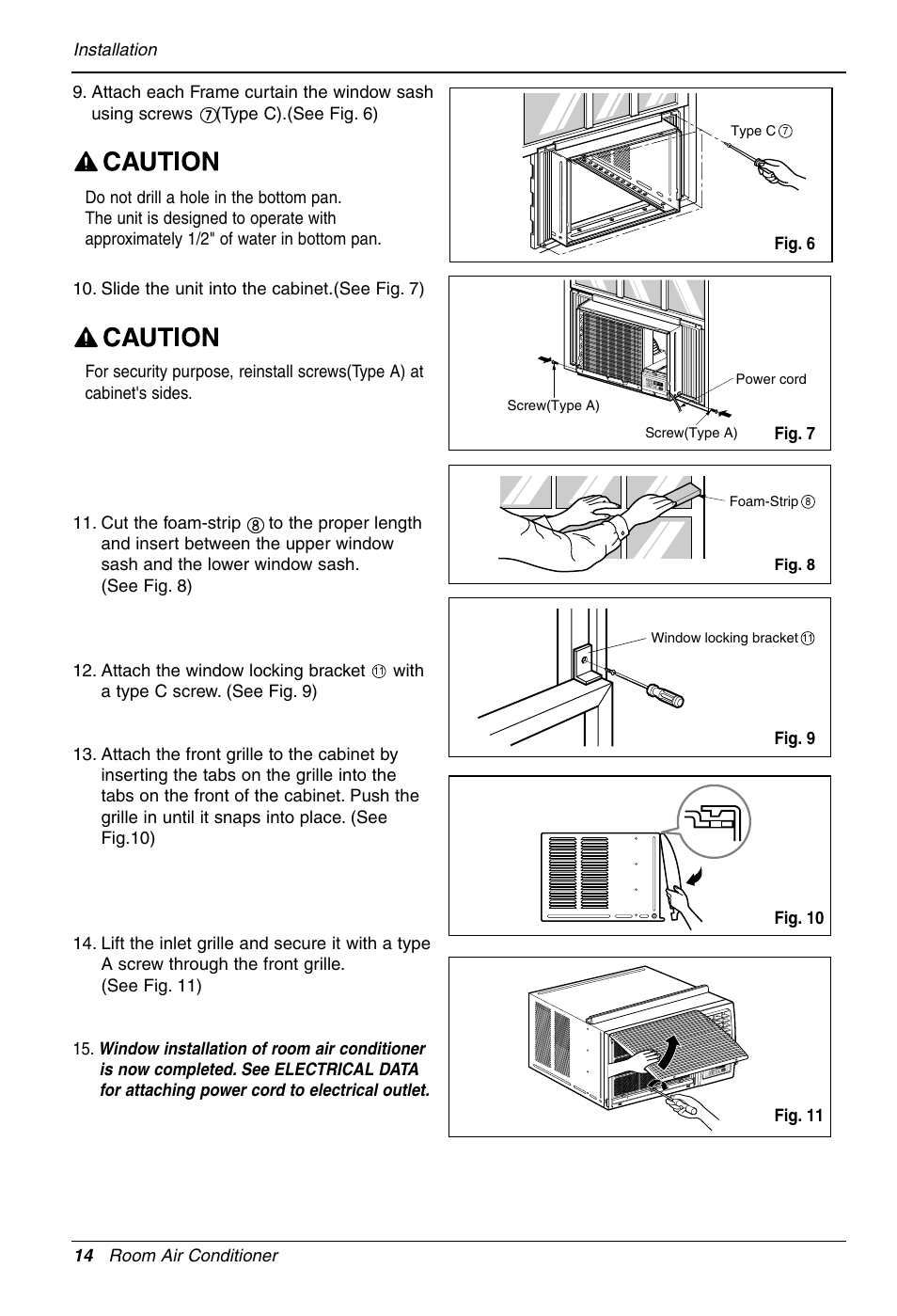 LG LW1212HR User Manual | Page 14 / 44