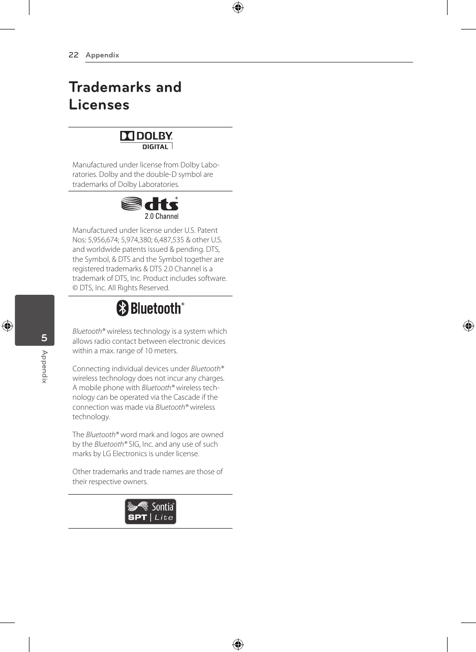 Trademarks and licenses | LG NB2420A User Manual | Page 22 / 24
